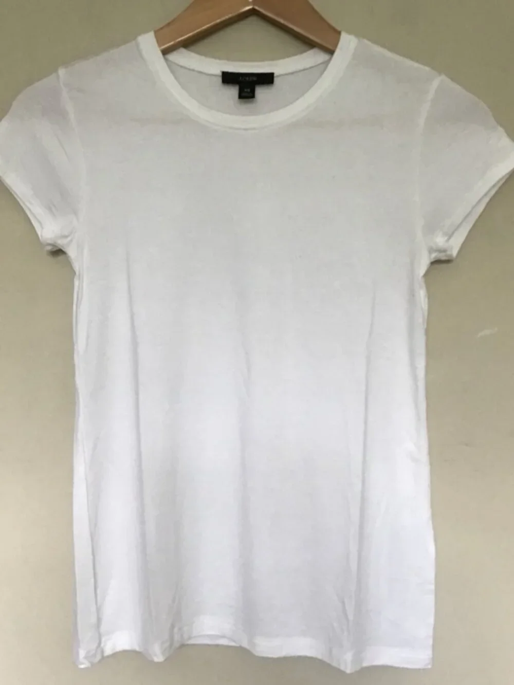 White Short Sleeves Baby Tee - Picture 1 of 2